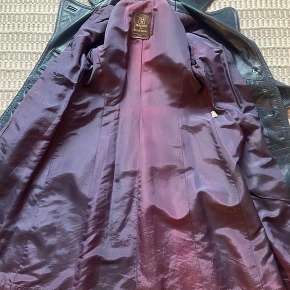 Vintage 24 K Leather Coat by dan di modes - Picture 9 of 14